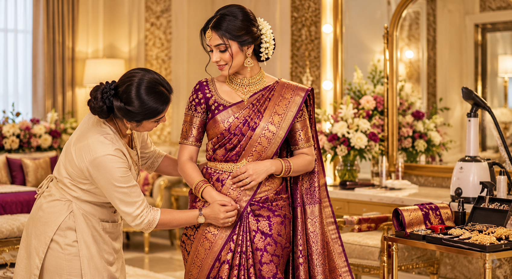 Doorstep Saree Draping Artist Hyderabad