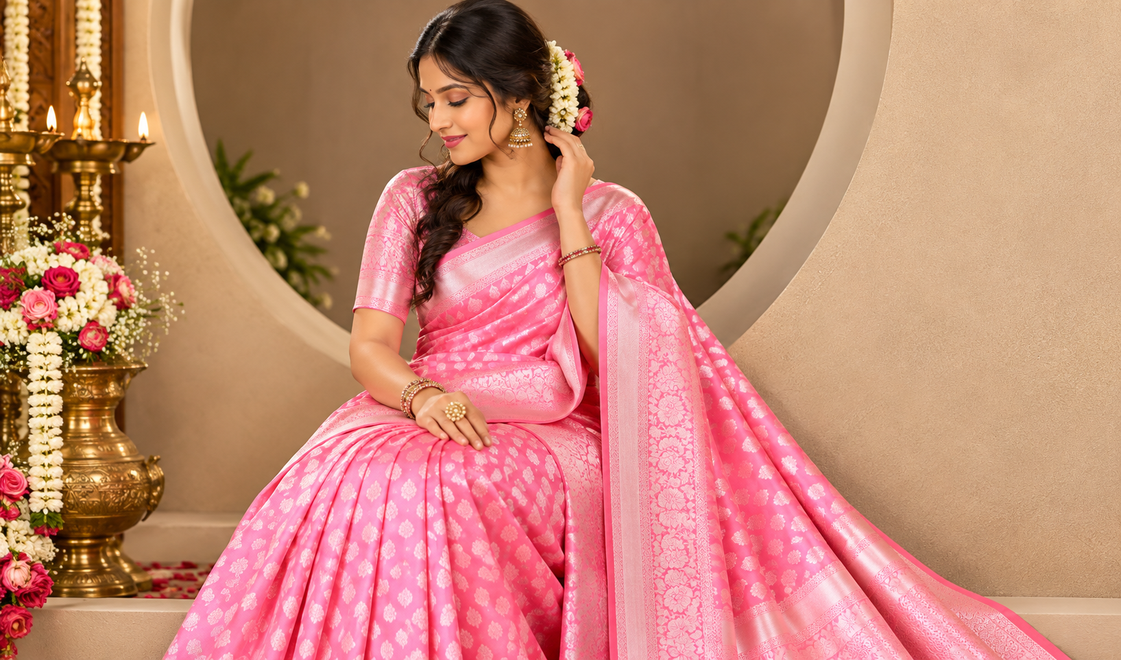 South Indian Madisar 9-Yard Drape